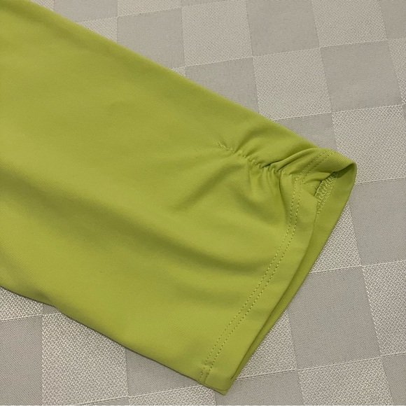 Chico's Zenergy Collared Pullover 3/4 Sleeve Green Golf Polo Shirt, 3, XL - Picture 8 of 12